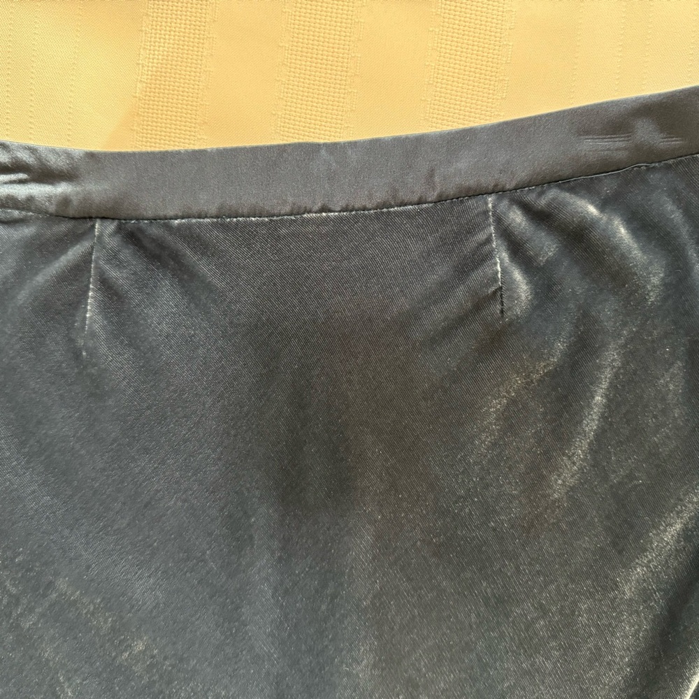 Vintage Nougat London Silk Blend Velvet Asym Ruffle Skirt Whimsigoth S - Picture 15 of 17